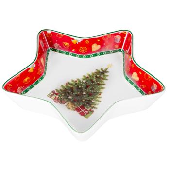Блюдо Lefard Christmas Delight 18см - купити, ціни на МегаМаркет - фото 1