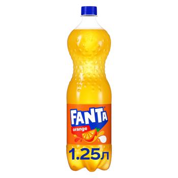 Напиток газированный Fanta Апельсин 1,25л - купить, цены на Идеал - фото 1