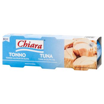Тунец Chiara в оливковом масле 3шт*80г