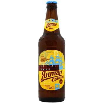 Yantar Light beer 4.5% 0.5l - buy, prices for MegaMarket - photo 1