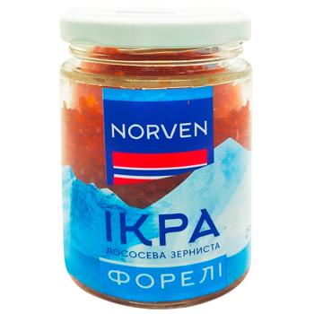 Norven Chum Trout Caviar 290g - buy, prices for Vostorg - photo 1