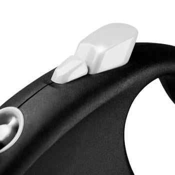Flexi Black Design Roulette Leash with Tape M Up to 25kg 5m Black - buy, prices for MasterZoo - photo 3