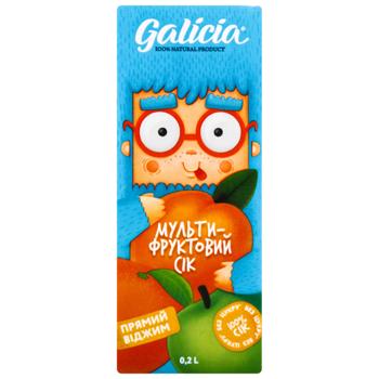 Galicia Multifruit Juice with Pulp from Fruit Mix 200ml - buy, prices for METRO - photo 2