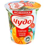 Десерт творожный Чудо взбитый с наполнителем спелое манго 5% 170г