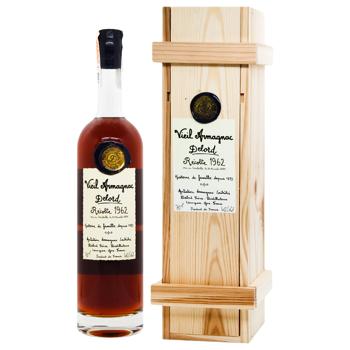 Delord Bas 1962 Armagnac 40% 0.7l - buy, prices for MegaMarket - photo 1