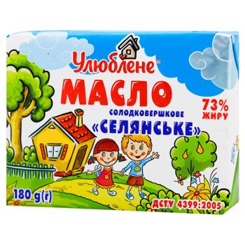 Uliublene Selianske Sweet Cream Butter 73% 180g - buy, prices for Tavria V - photo 1