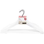 Actuel White Wooden Hangers 44,5cm 8pcs