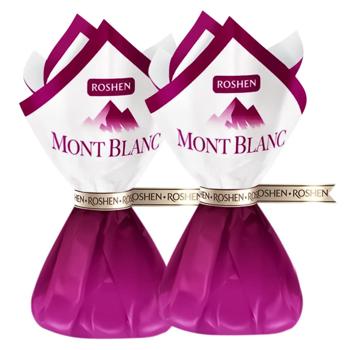 Roshen Mont Blanc Candies with Chopped Almonds