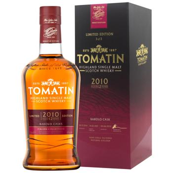 Tomatin Italian Collection Barolo Casks 12yo Whisky 46% 0.7l - buy, prices for WINETIME - photo 1