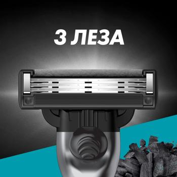 Картриджи для бритья Gillette Mach3 Charcoal сменные 4шт - купить, цены на - фото 7