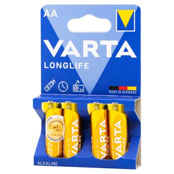 VARTA Longlife AA BLI 4 Alkaline Battery - buy, prices for NOVUS - photo 2