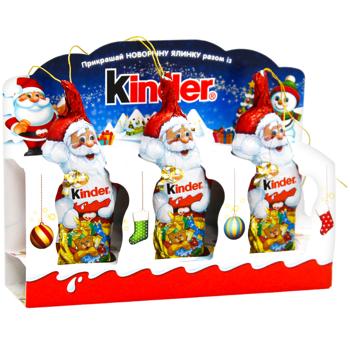 Kinder Santa Claus Chocolate Figure 3pcs 45g - buy, prices for COSMOS - photo 2