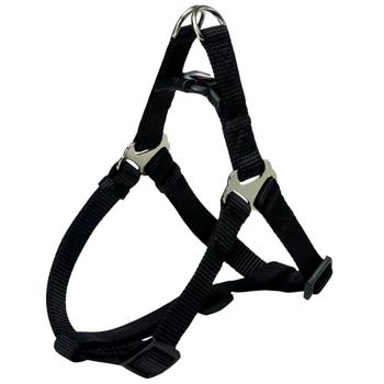 Trixie Premium One Touch Nylon Loop Harness for Dogs S 40-50cm/15mm Black