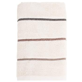 Рушник Biltex Жаккард махровий бежевий 50х90см