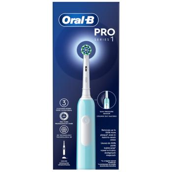 Зубна щітка Braun Oral-B Pro Series 1 Чорна + Футляр - купити, ціни на Auchan - фото 2