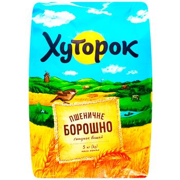 Борошно Хуторок пшеничне вищий сорт 5кг - купити, ціни на КОСМОС - фото 2