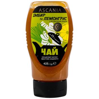 Ascania Ginger and Lemongrass Tea Concentrate 405g - buy, prices for NOVUS - photo 1