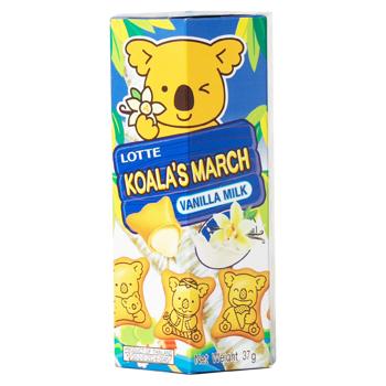 Печиво Lotte Koala's March з ванільно-молочною начинкою 37г - купити, ціни на Grono - фото 1