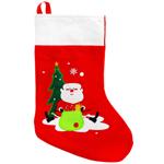 Прикраса д/свята Carnival Шкарпетка новорічна велюрова МА25-47