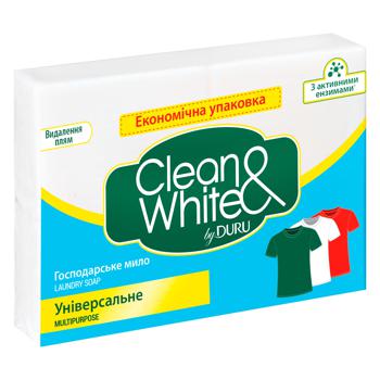 Duru Cleane&White Universal Laundry Soap 4х125g - buy, prices for Auchan - photo 1