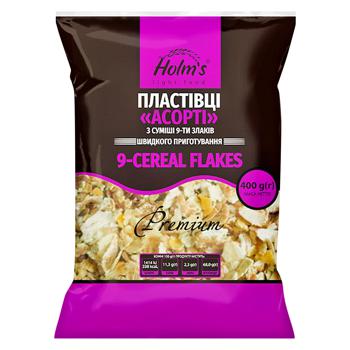 Holm's 9 Cereals Flake Mix 400g - buy, prices for EKO Market - photo 1