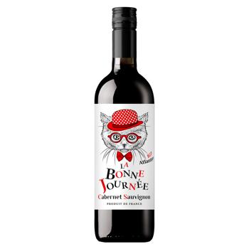 Вино La Bonne Journee Cabernet Sauvignon IGP Atlantique червоне сухе 13% 0,75л