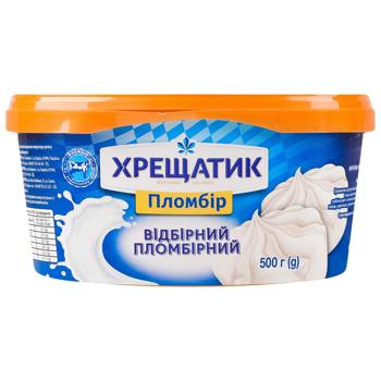 Морозиво Хладик Хрещатик Пломбір 500г - купити, ціни на Auchan - фото 2