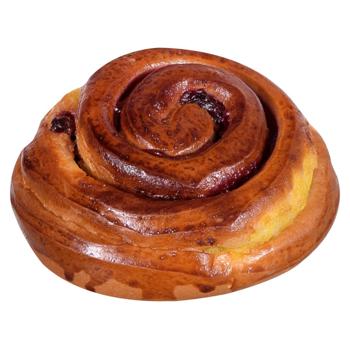 Здоба Наш Хліб з заварним кремом та вишнею 100г - купити, ціни на КОСМОС - фото 1