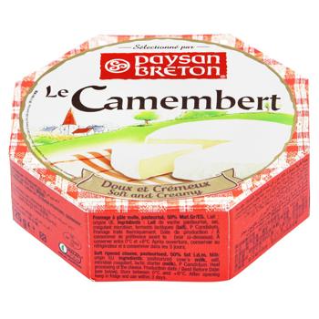 Сыр Paysan Breton Камамбер мягкий 50% 125г - купить, цены на WINETIME - фото 2