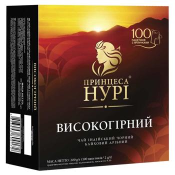 Чай чорний Принцеса Нурі Високогірний 2г*100шт - купити, ціни на - фото 2