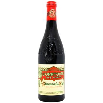 Вино Chateauneuf-du-Pape Clos de L`Oratoire червоне сухе 14,5% 0,75л - купити, ціни на METRO - фото 1