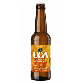 Uman Beer Ukranian Golden Ale Light Beer 6.5% 0.33l - buy, prices for NOVUS - photo 1