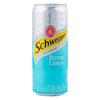 Напиток газированный Schweppes Original Bitter Lemon 0,33л - купить, цены на ЕКО Маркет - фото 1