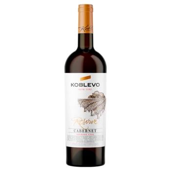 Koblevo Reserve Cabernet Red Dry Wine 13% 0.75l - buy, prices for - photo 1