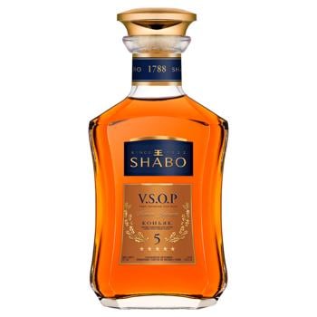 Shabo V.S.O.P. 5 Years Cognac 40% 0.375l - buy, prices for AlcoHub - photo 1