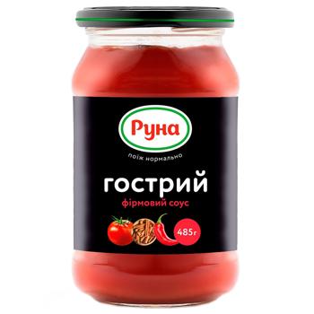 Соус томатний Руна Гострий фірмовий 485г - купити, ціни на Grono - фото 2