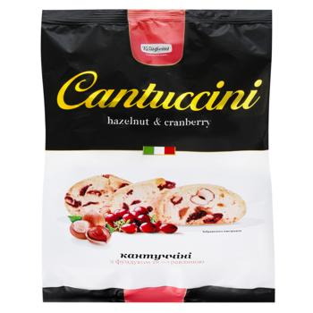 Печиво Конфеті Кантуччіні з фундуком та журавлиною 200г - купити, ціни на КОСМОС - фото 1