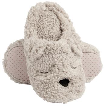 Twins HS-LUX ANIMALS Bear Women's Half-Boot Slippers s.40 Mocha