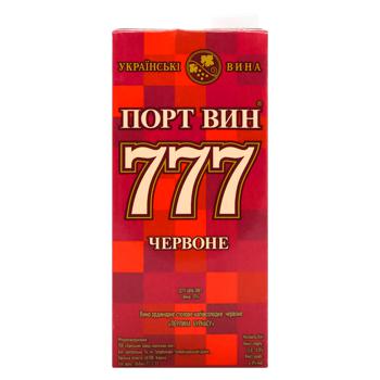 Вино Порт Вин 777 красный 13% 1л - купить, цены на За Раз - фото 2