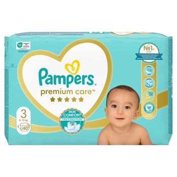 Pampers Premium Care Midi Diapers 3 6-10kg 40pcs - buy, prices for NOVUS - photo 8