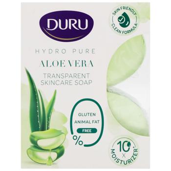 Duru Hydro Pure Solid Soap with Aloe Vera Extract 135g 2pcs - buy, prices for Ideal - photo 2