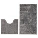 Dariana Joy Bath Mats 57х50cm, 57х100cm 2pcs Grey Geometry
