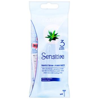 Cosmia Sensitive Disposable Machine for Women 3 Blades 4 pcs