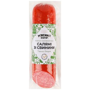 Колбаса салями Мясной хутор свинина 500г Украина - купить, цены на Торба - фото 2