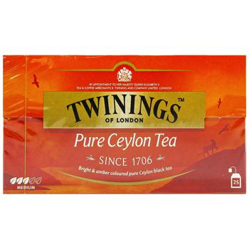 Чай чорний Twinings Pure Ceylon 2г*25шт - купити, ціни на Восторг - фото 2