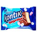 Печиво-сендвіч Konti Super Kontik з начинкою маршмеллоу в глазурі 30г