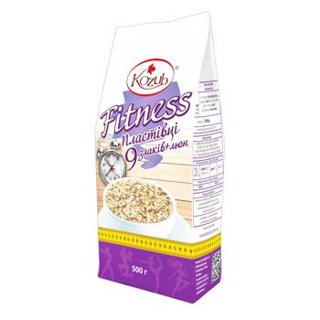 Kozub Fitness 9 Cereals + Flax Flakes 500g - buy, prices for Ideal - photo 1