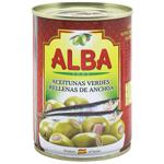 Оливки Alba Food с анчоусом 300мл
