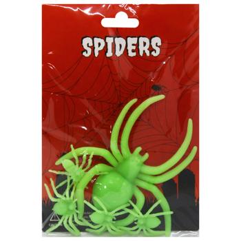 Украшение для праздника Carnival Фосфорные паучки - купить, цены на Идеал - фото 1