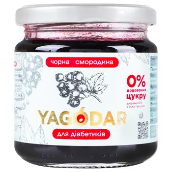 Джем Yagodar Черная смородина 210г - купить, цены на КОСМОС - фото 1